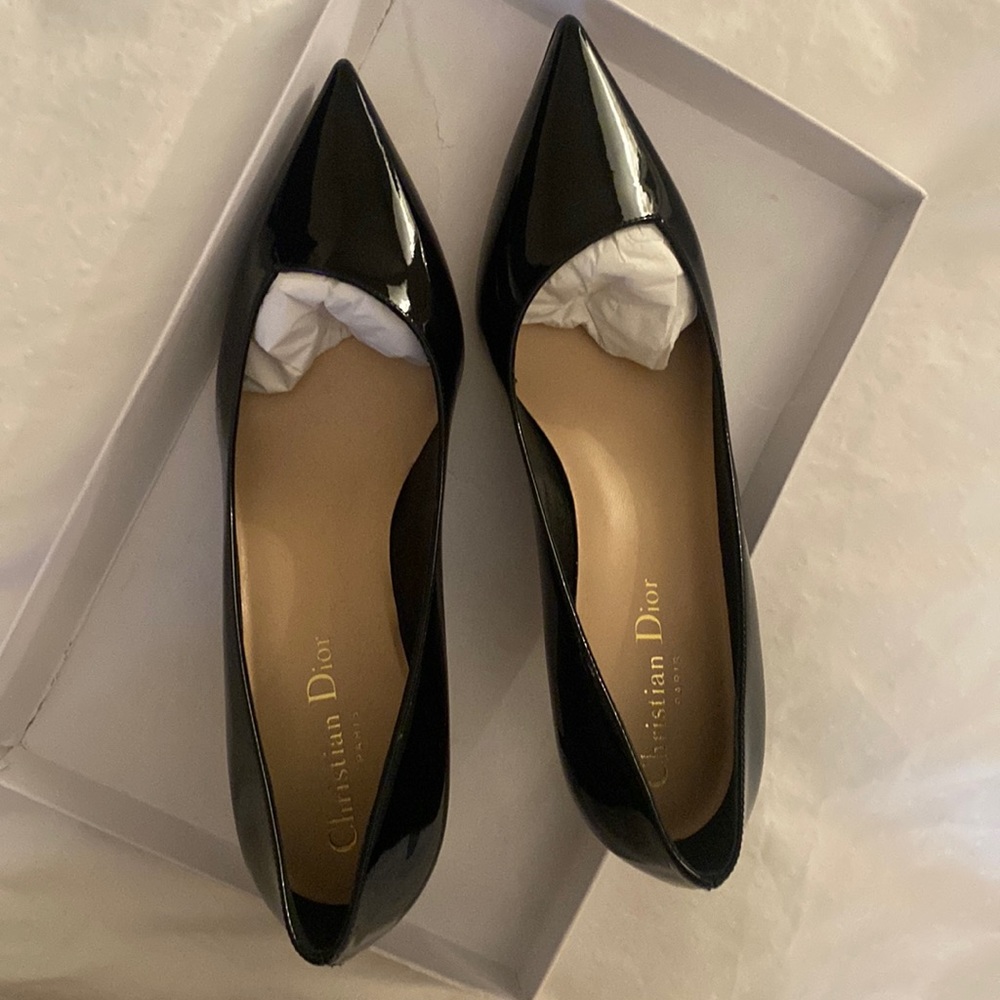 Dior patent leather heels